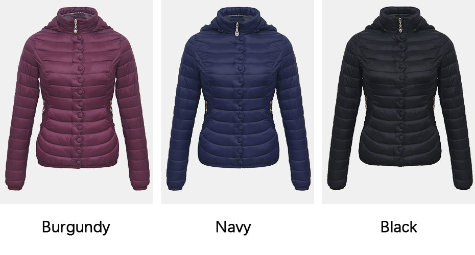 Elegant Cotton Padded Ultralight Puffer Jacket | All For Me Today