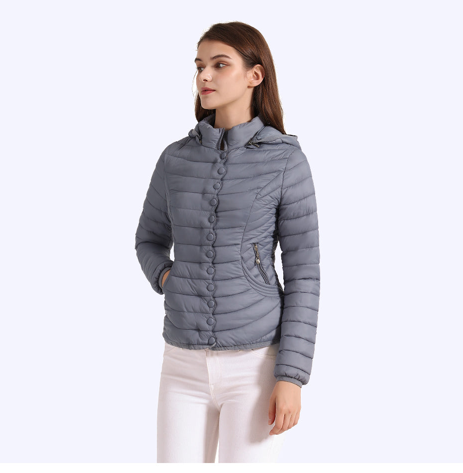 Elegant Cotton Padded Ultralight Puffer Jacket | All For Me Today