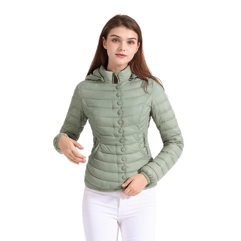 Elegant Cotton Padded Ultralight Puffer Jacket | All For Me Today