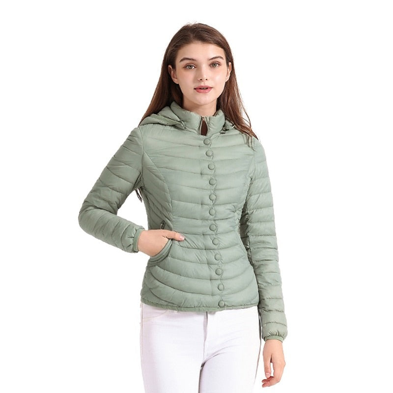 Elegant Cotton Padded Ultralight Puffer Jacket | All For Me Today