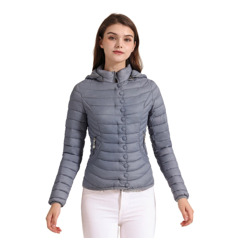 Elegant Cotton Padded Ultralight Puffer Jacket | All For Me Today