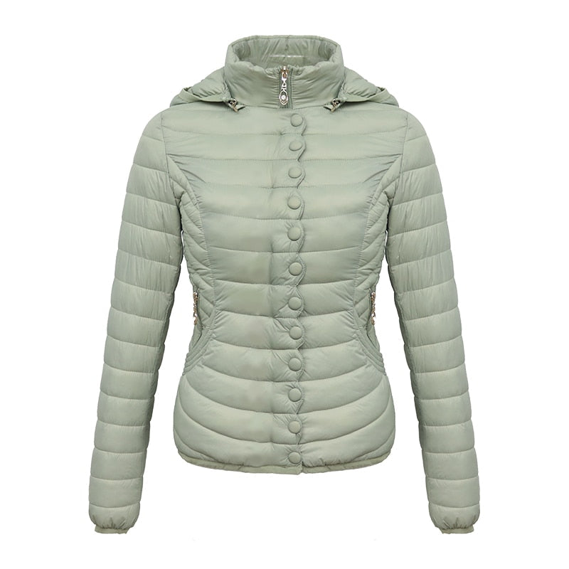 Elegant Cotton Padded Ultralight Puffer Jacket | All For Me Today