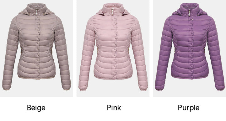 Elegant Cotton Padded Ultralight Puffer Jacket | All For Me Today