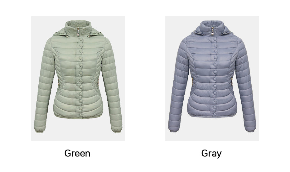 Elegant Cotton Padded Ultralight Puffer Jacket | All For Me Today