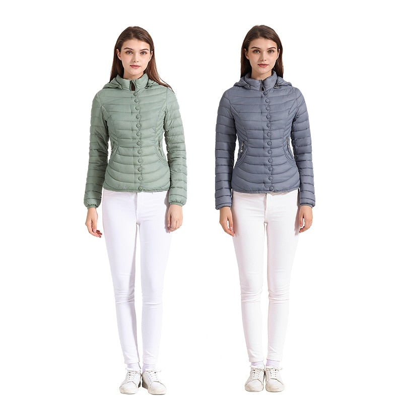 Elegant Cotton Padded Ultralight Puffer Jacket | All For Me Today