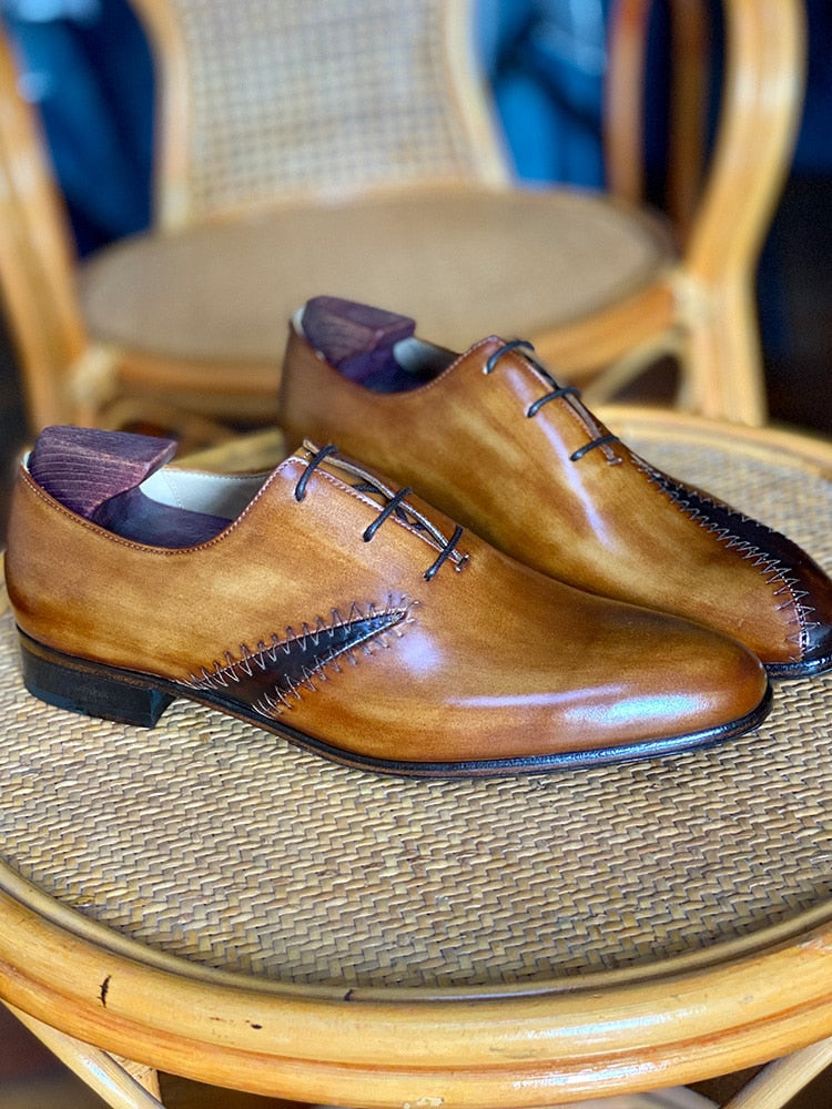 Elegant Handmade Men's Oxford Shoes| All For Me Today