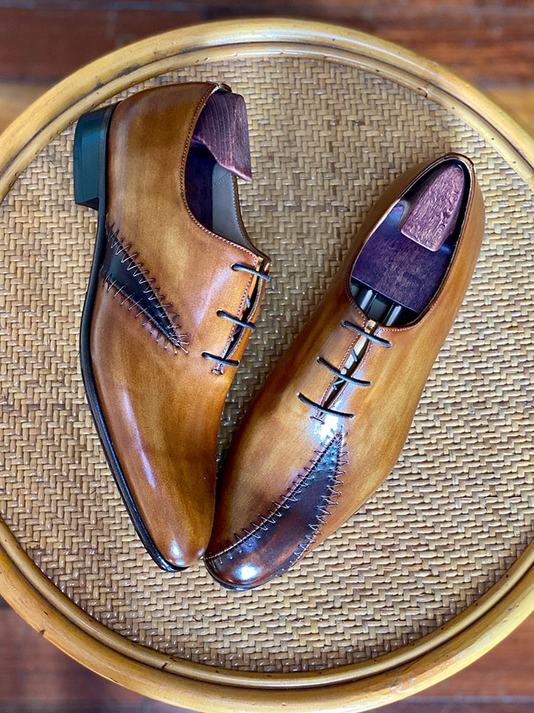 Elegant Handmade Men's Oxford Shoes| All For Me Today