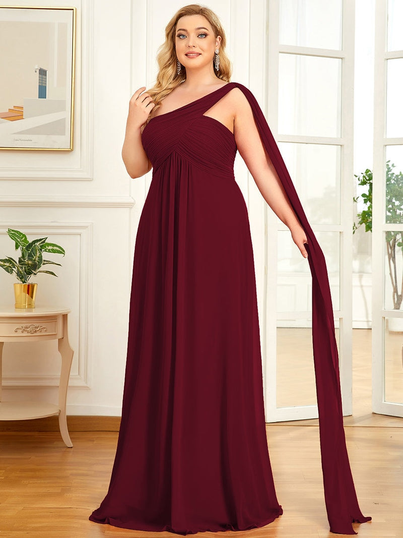 Elegant One Shoulder Cocktail & Party Dress | All For Me Today