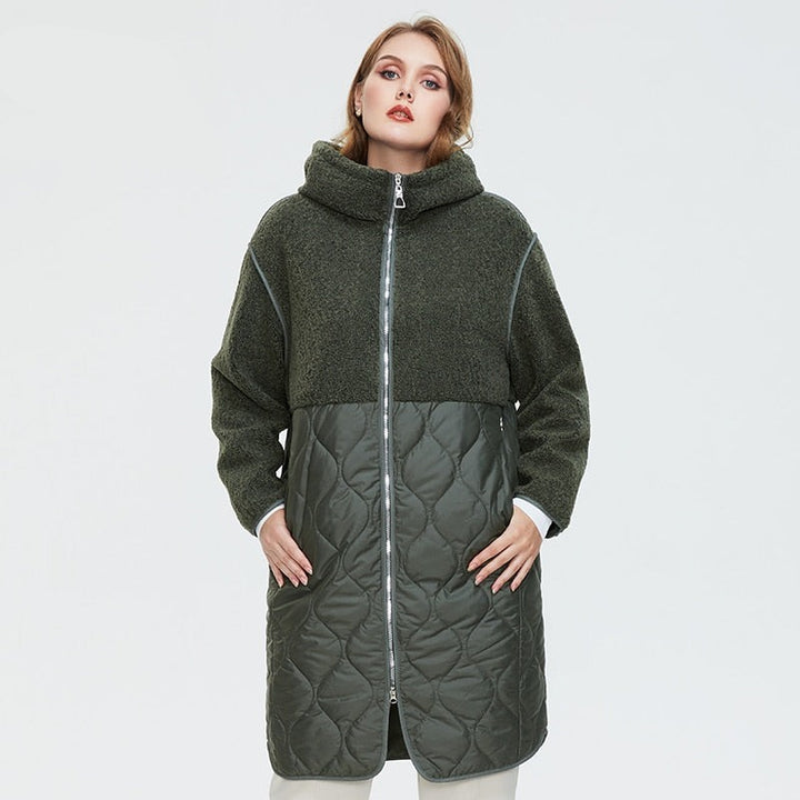 Faux Fur Down Parka Women's Hooded Coat | All For Me Today