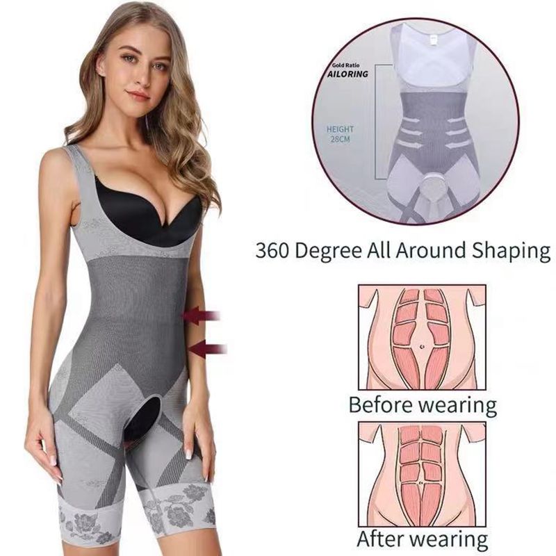 Full Body Open Crotch Waist Trainer Shaping Underwear | All For Me Today