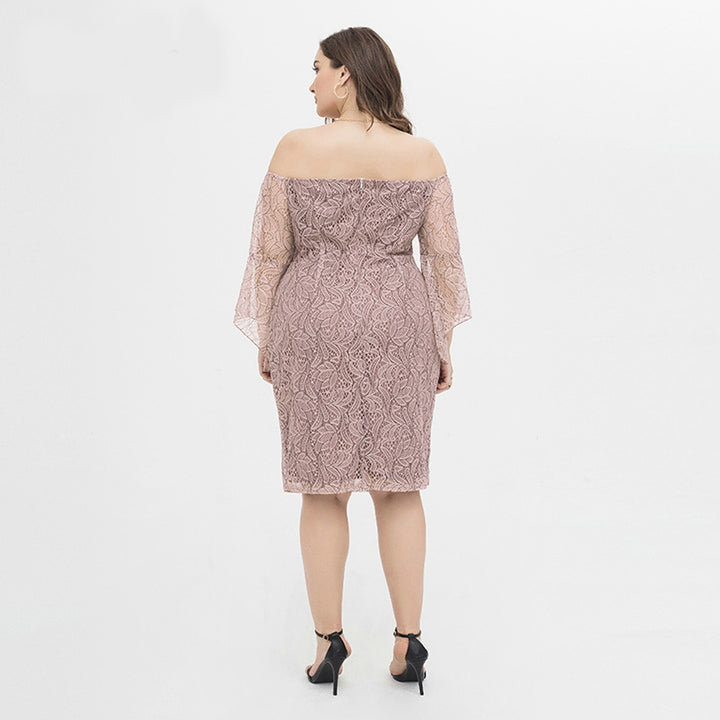 Lace Light Plus Size Women's Midi Dress| All For Me Today