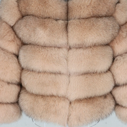Perfect Opportunity Women's Fox Fur Hooded Collar Coat| All For Me Today