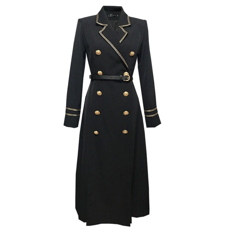 Double Breasted Mid-long Women's Trench Coat| All For Me Today