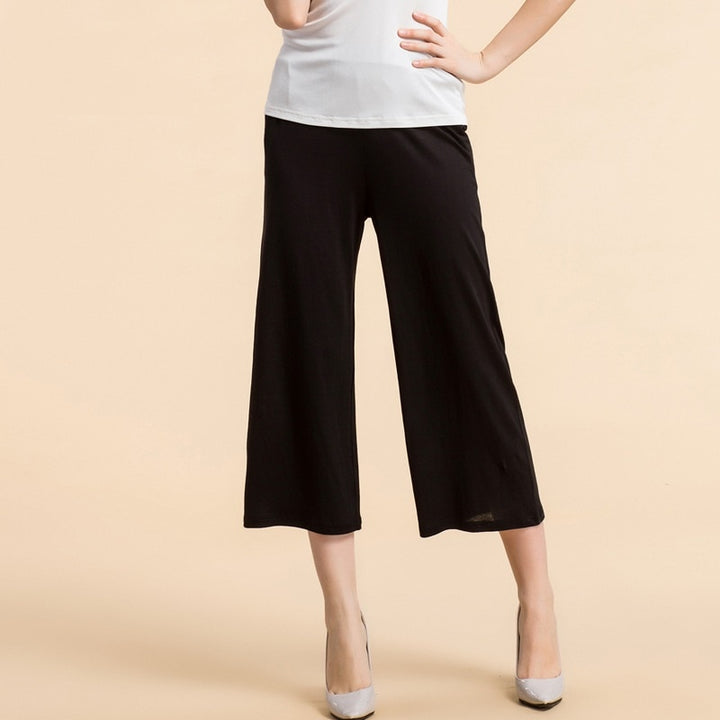 Mid Waist Real Silk Women's Nine Pants| All For Me Today