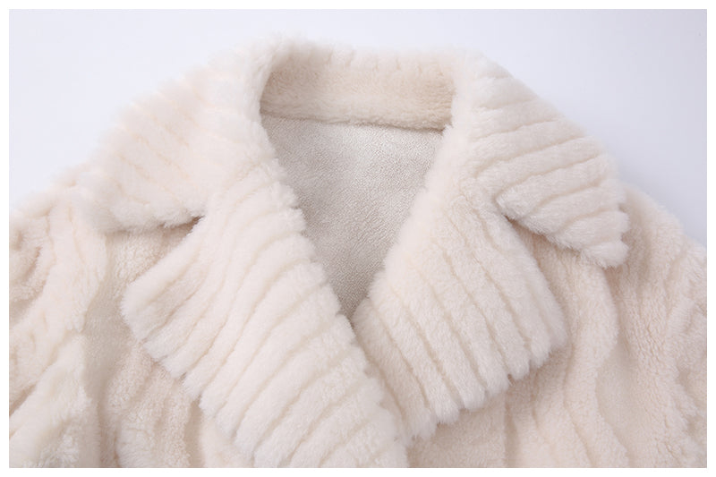 Real Wool Women's Fur Trench Coat| All For Me Today