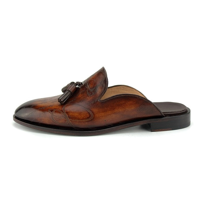 Italian Design Men's Leather Sandals All For Me Today
