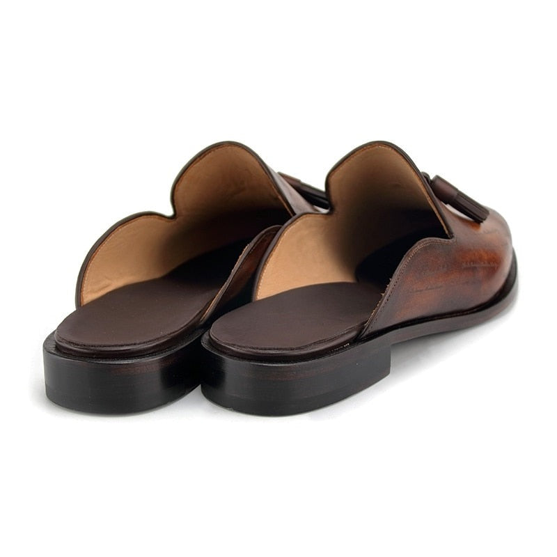 Italian Design Men's Leather Sandals All For Me Today