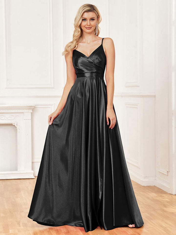 Know To Be Wild Satin Evening Party Dress | All For Me Today