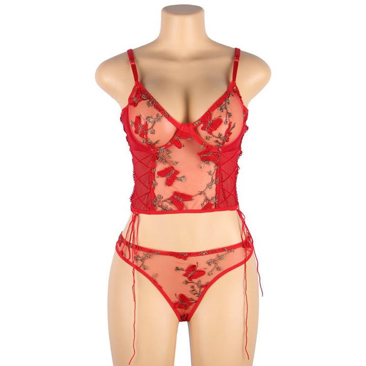 Lace Embroidery Erotic Plus Size Lingerie| All For Me Today