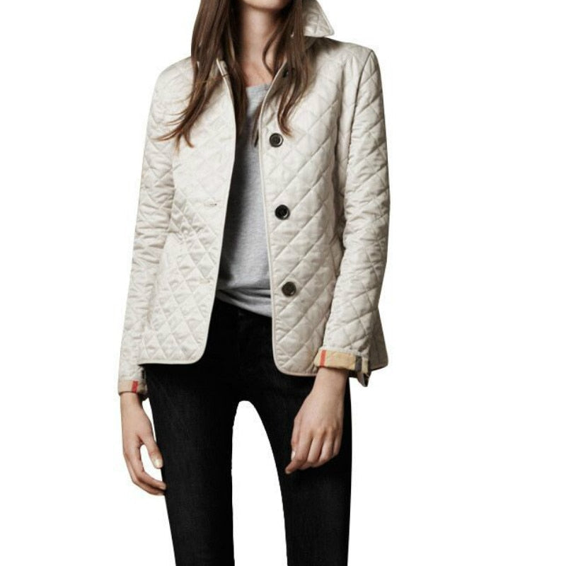 Lapel Single Breasted Slim Fit Cotton Jacket | All For Me Today