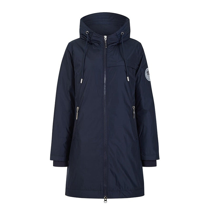 Long Hooded Windproof Women's Down Parka Coat | All For Me Today