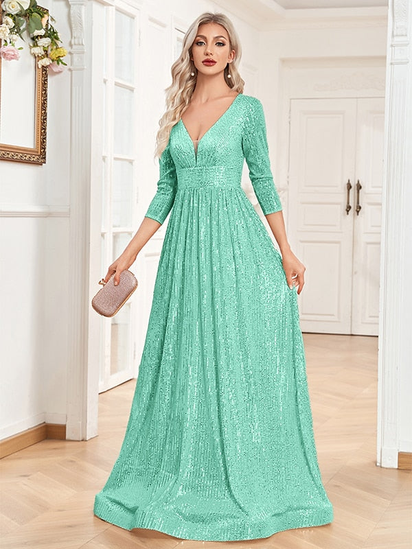 Love Me More Women's Beading Prom Gown | All For Me Today