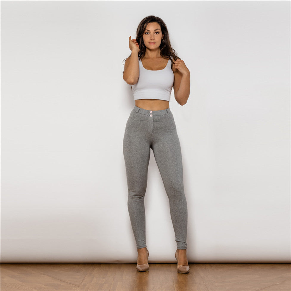 Melody Grey High Waisted Women's Pencil Pant | All For Me Today