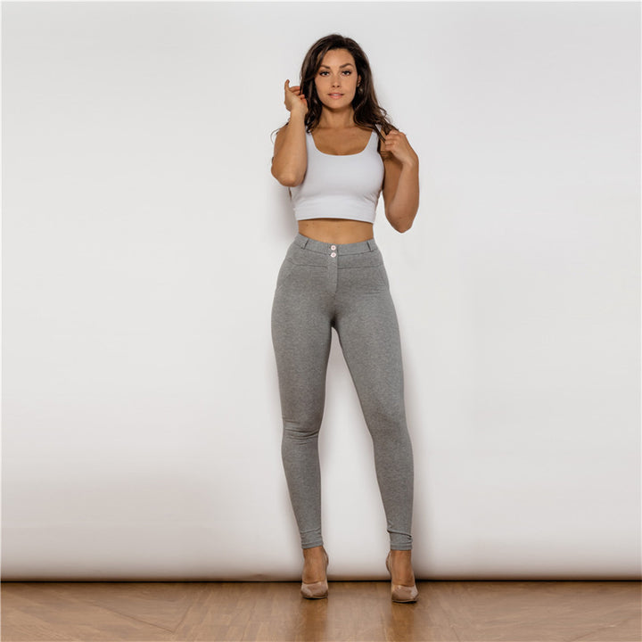 Melody Grey High Waisted Women's Pencil Pant | All For Me Today