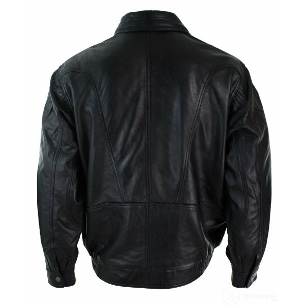 Men's Classic Bomber Nubuck Real Leather Jacket | All For Me Today