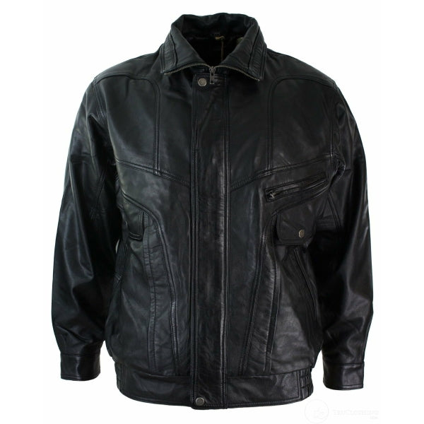 Men's Classic Bomber Nubuck Real Leather Jacket| All For Me Today