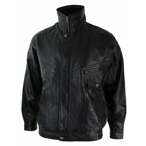 Men's Classic Bomber Nubuck Real Leather Jacket| All For Me Today