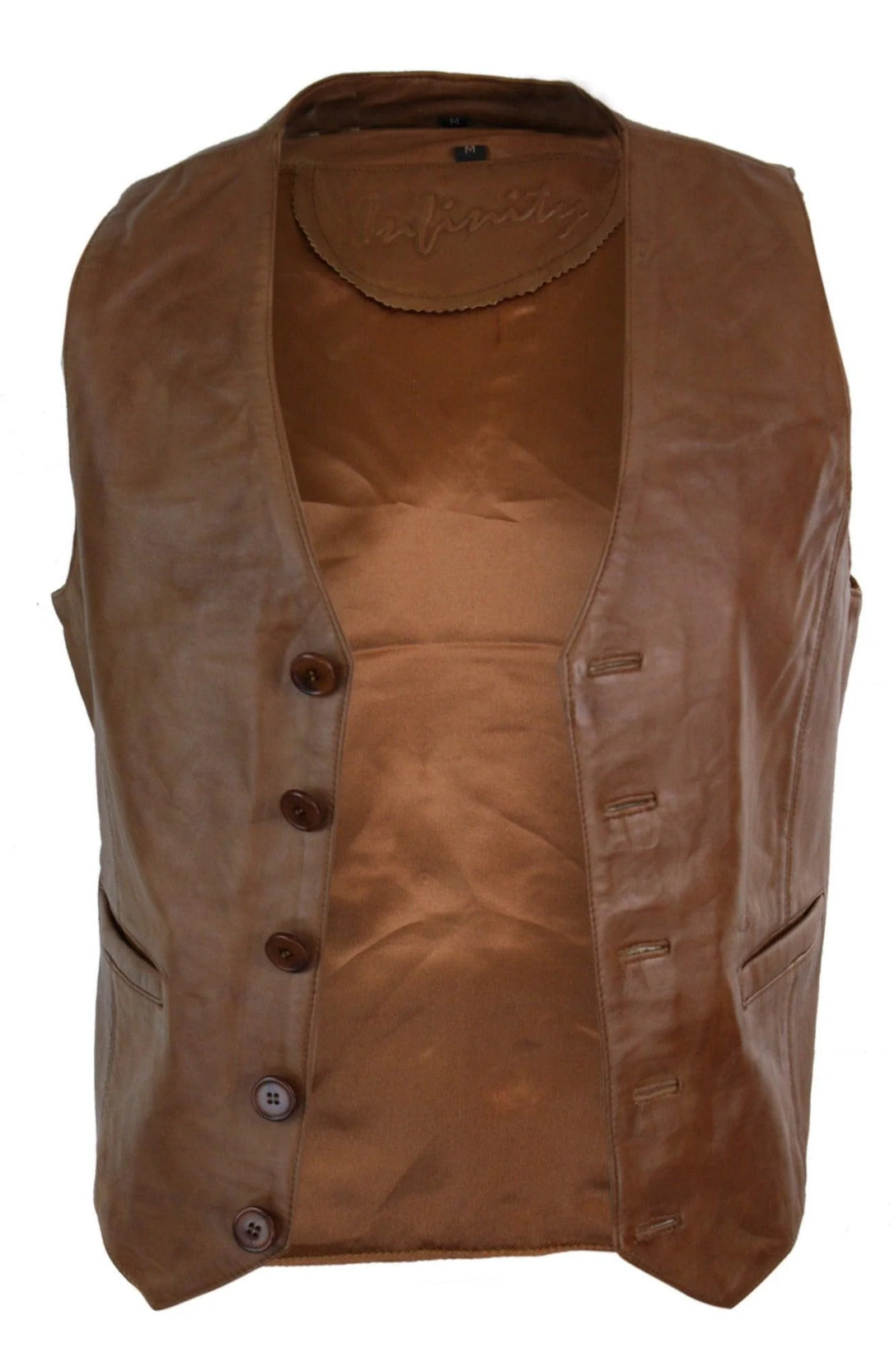 Real Leather Gilet Quilted Men's Waistcoat| All For Me Today