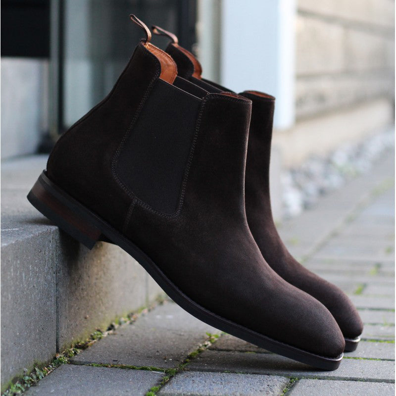 Non-Slip Cow Suede Men's Chelsea Boots | All For Me Today