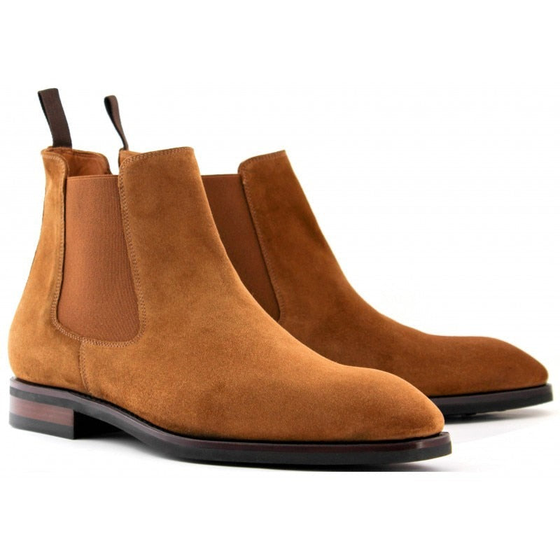Non-Slip Cow Suede Men's Chelsea Boots All For Me Today