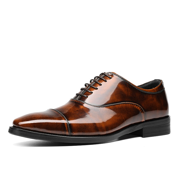 Patent Leather Men's Oxfords Shoes | All For Me Today