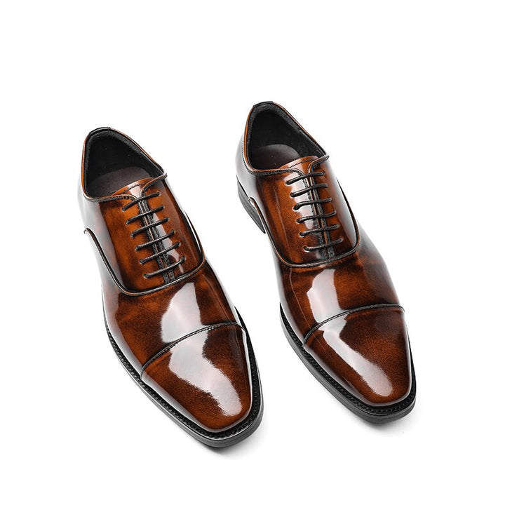 Patent Leather Men's Oxfords Shoes | All For Me Today