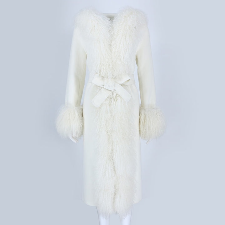 Perfect Opportunity Women's Cashmere Fur Coat | All For Me Today