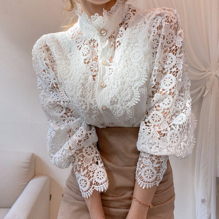 Petal Sleeve Lace Top All For Me Today