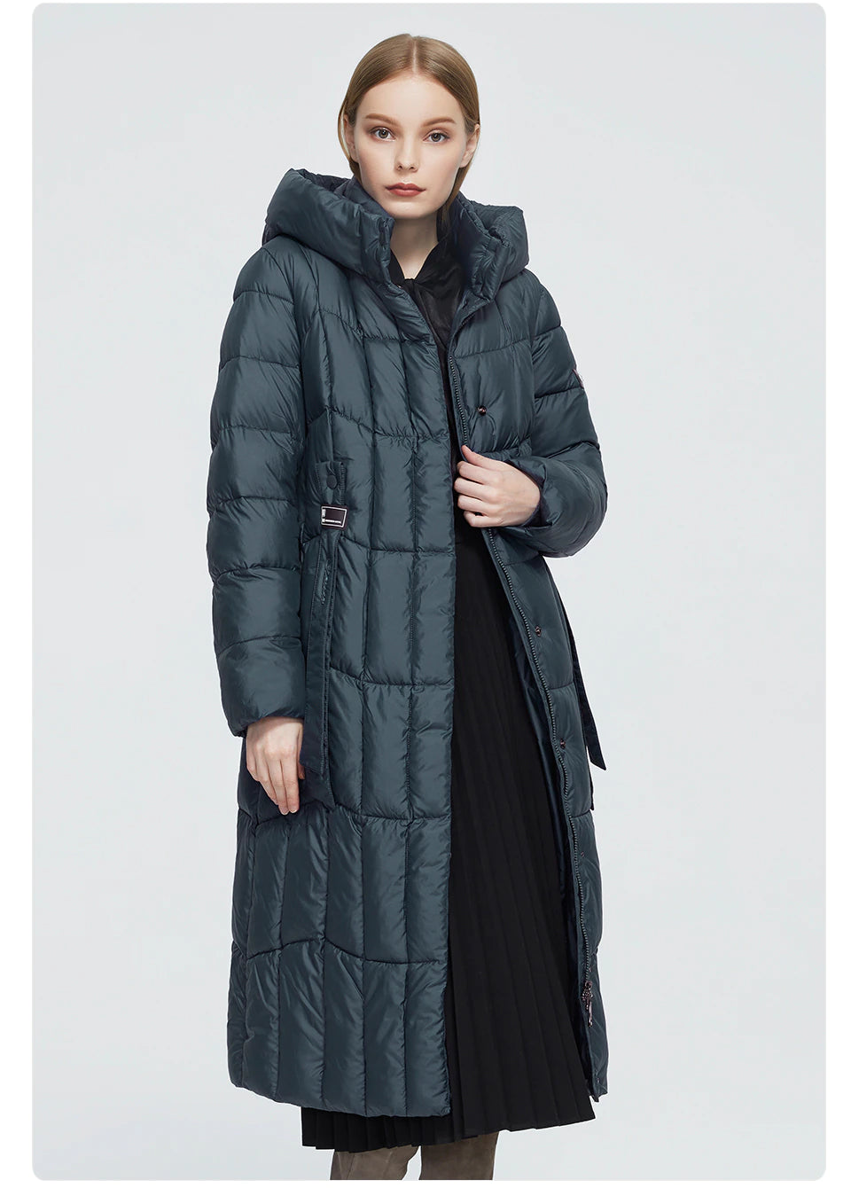 Plaid Thick Women's Long Warm Parka Coat| All For Me Today