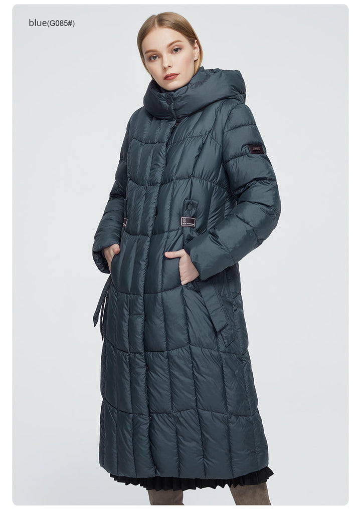 Plaid Thick Women's Long Warm Parka Coat | All For Me Today