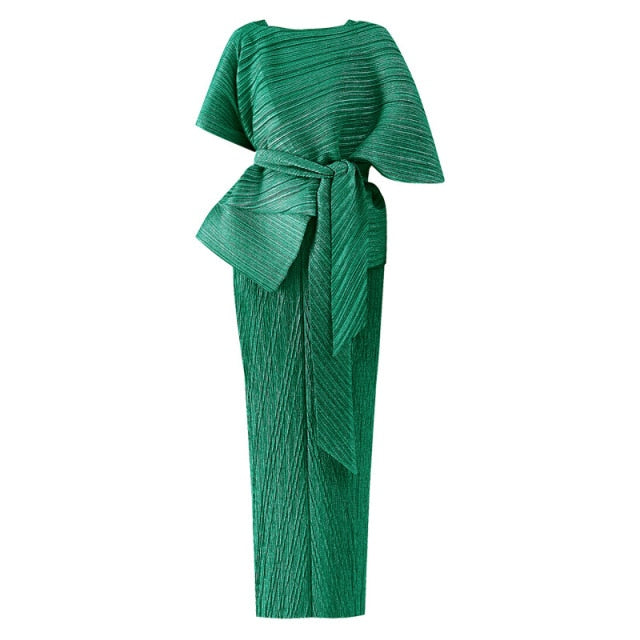 silk sling dress Sling Pleated Maxi Dress Likemychoice
