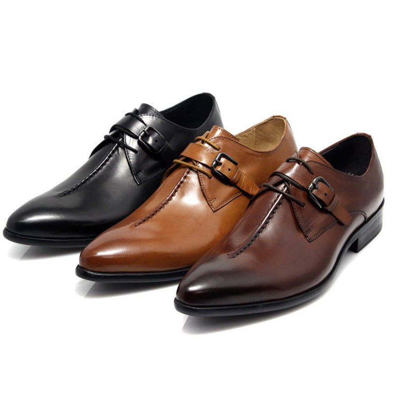 Pointed Toe Men's Business Dress Shoes | All For Me Today