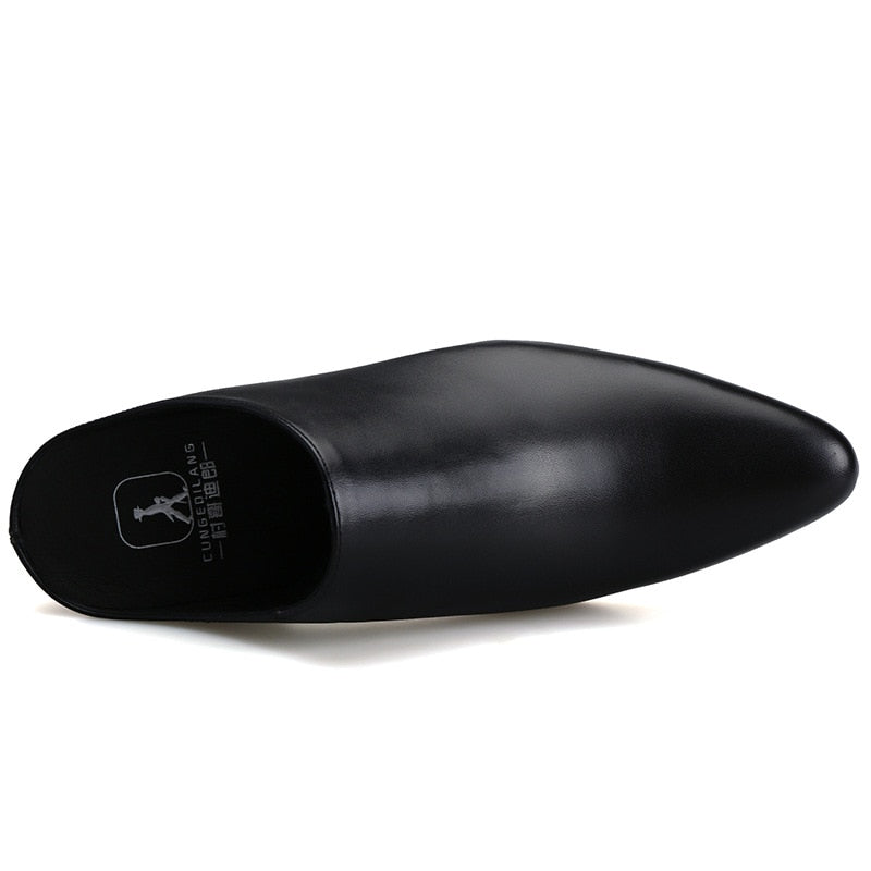 Pointed Toe Men's Half Slippers| All For Me Today
