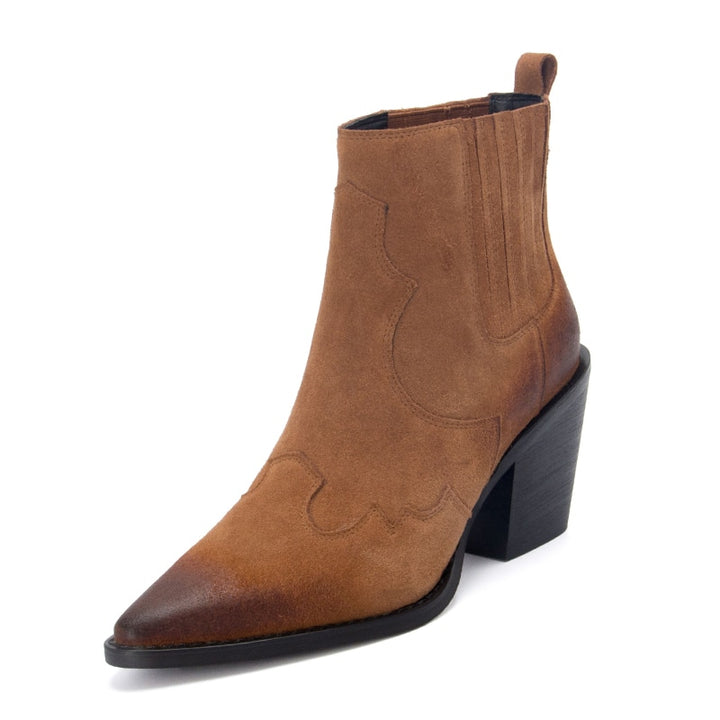 Pointed Toe Women's Mid Heel Boots | All For Me Today