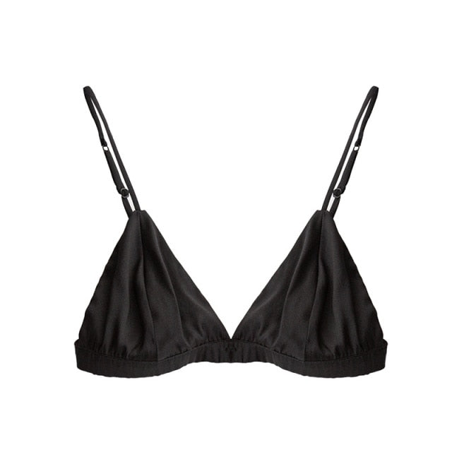 Pure Silk Mulberry Wireless Bra | All For Me Today