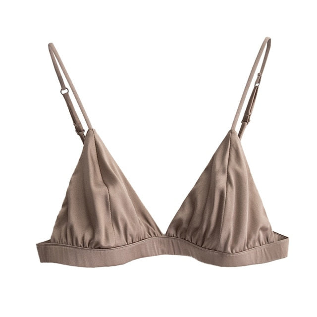 Pure Silk Mulberry Wireless Bra | All For Me Today