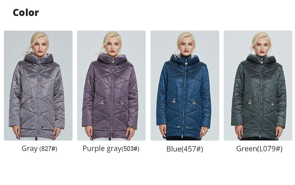 Quilted Down Waterproof Coat with Hood | All For Me Today