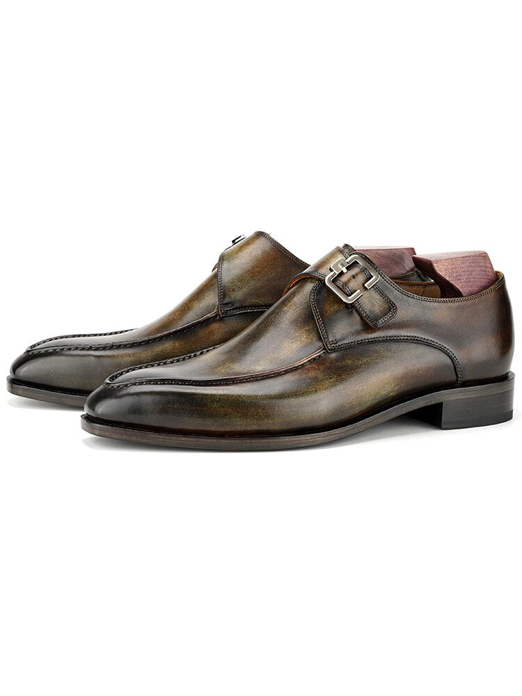 Real Full Grain Calf Leather Men's Italian Design Shoes | All For Me Today