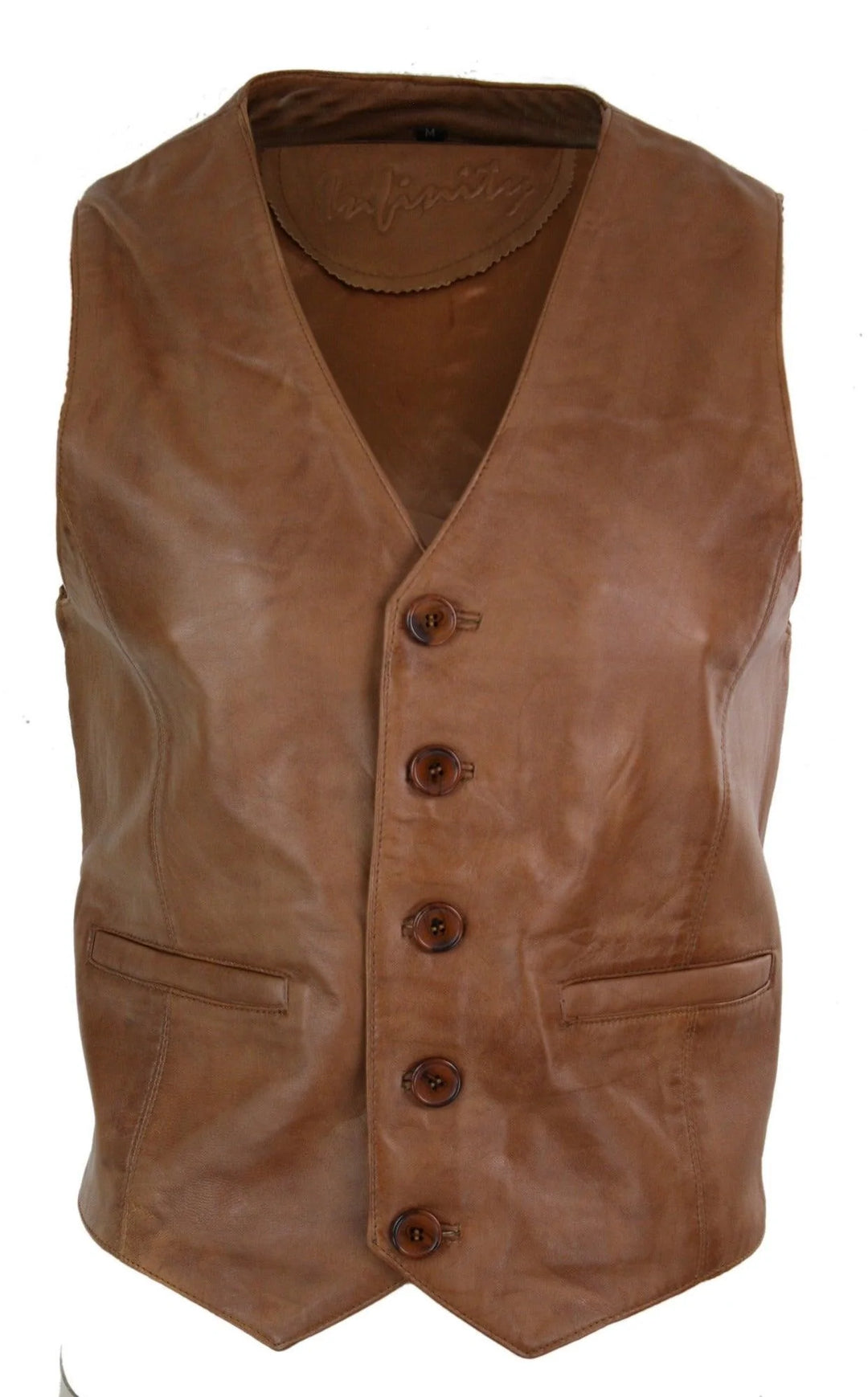 Real Leather Gilet Quilted Men's Waistcoat | All For Me Today