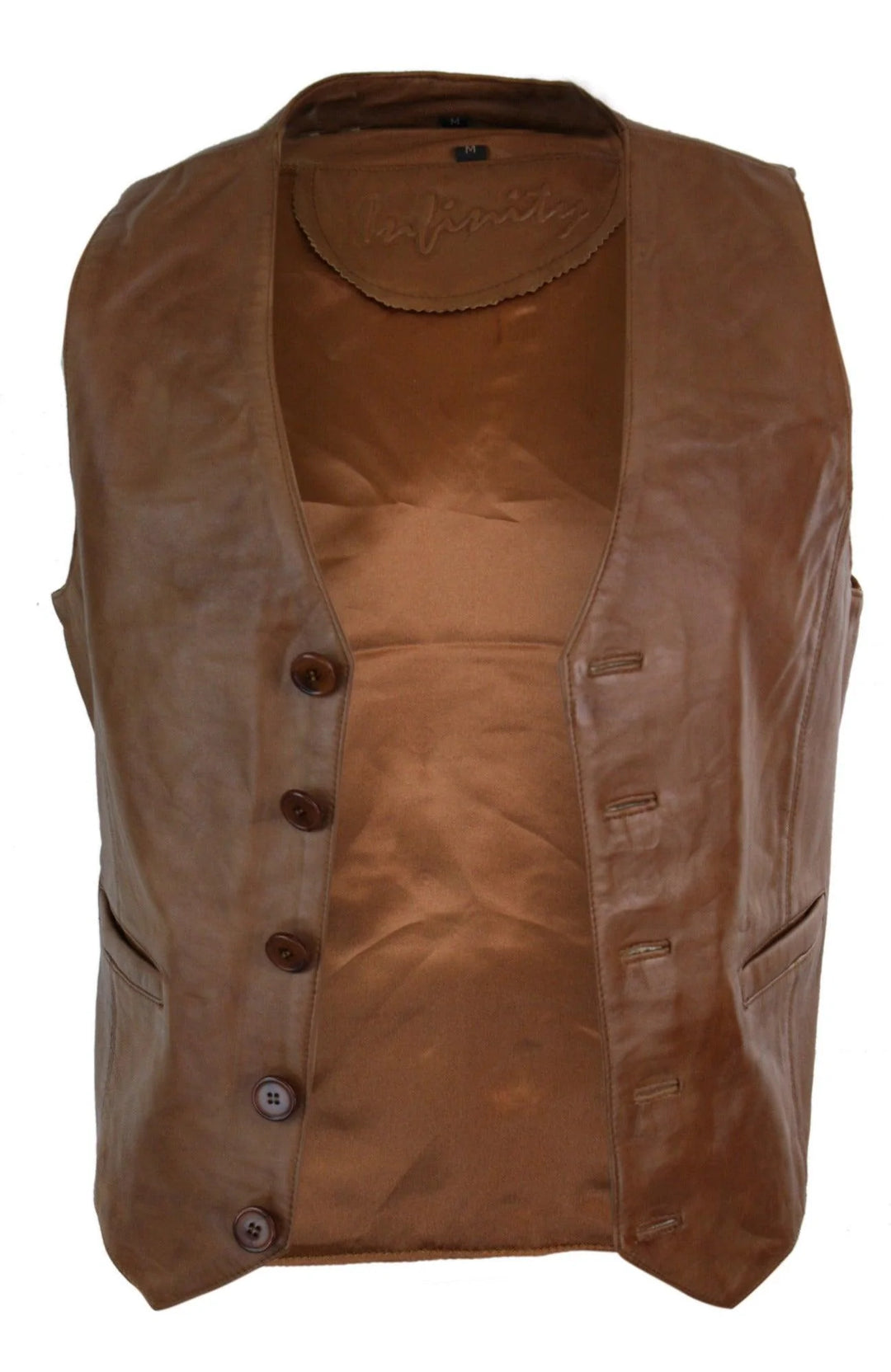 Real Leather Gilet Quilted Men's Waistcoat | All For Me Today